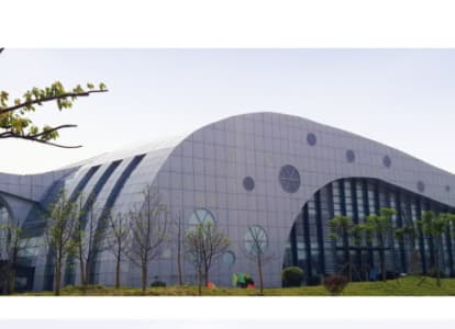 乌海会议中心外景网架工程